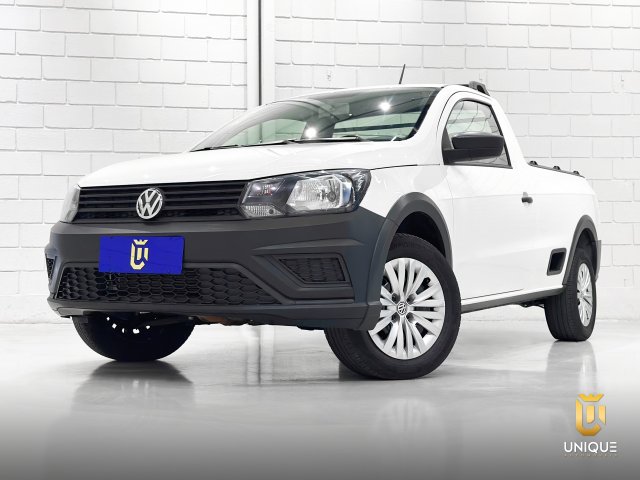 Volkswagen Saveiro 1.6 MSI ROBUST CS 8V FLEX 2P MANUAL 2021/2022 branco à venda na Unique Automóveis em Indaiatuba — foto 2