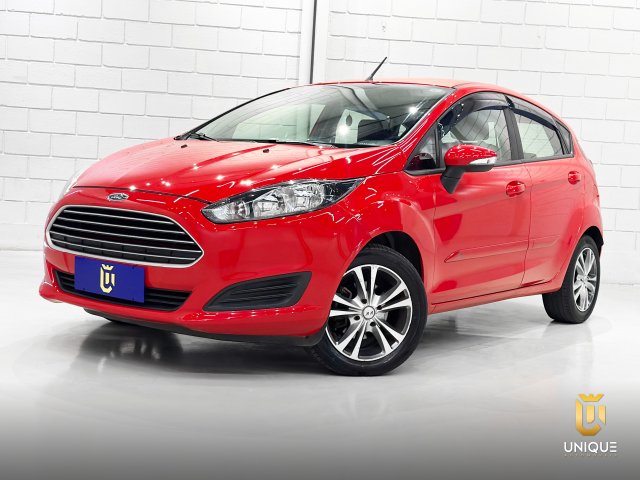 Ford Fiesta Hatch 1.6 SE HATCH 16V FLEX 4P MANUAL 2016/2017 vermelho à venda na Unique Automóveis em Indaiatuba — foto 2