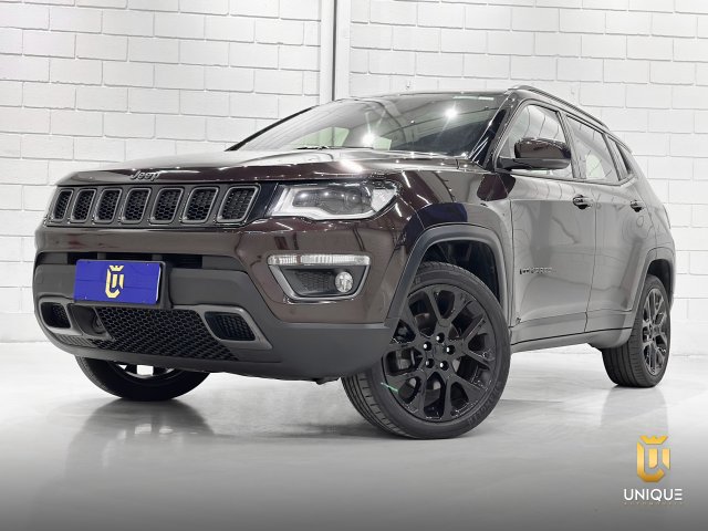 Jeep Compass 2.0 16V DIESEL S 4X4 AUTOMÁTICO 2019/2020 marrom à venda na Unique Automóveis em Indaiatuba — foto 2