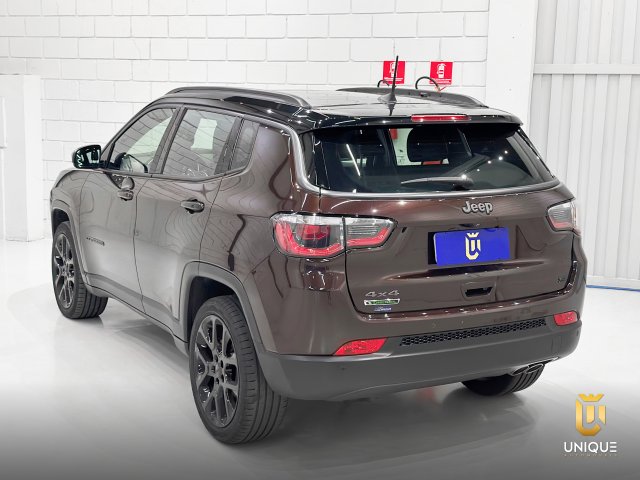 Jeep Compass 2.0 16V DIESEL S 4X4 AUTOMÁTICO 2019/2020 marrom à venda na Unique Automóveis em Indaiatuba — foto 6