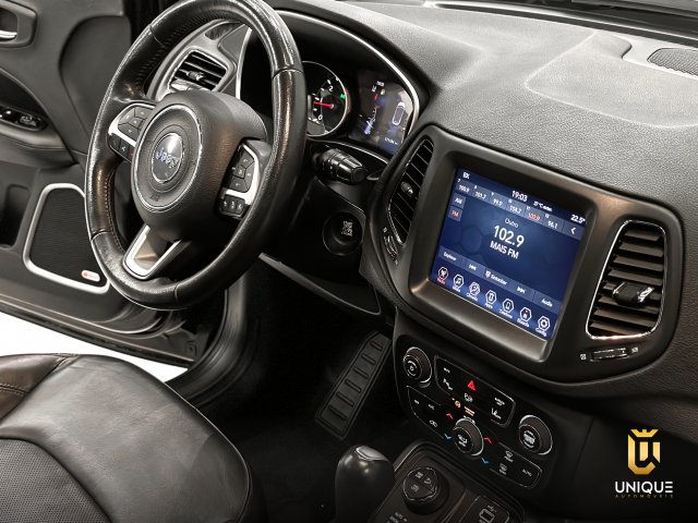 Jeep Compass 2.0 16V DIESEL S 4X4 AUTOMÁTICO 2019/2020 marrom à venda na Unique Automóveis em Indaiatuba — foto 15