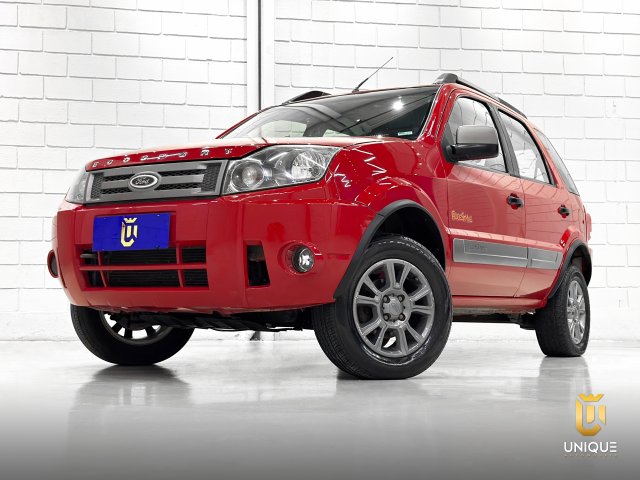 Ford Ecosport 1.6 FREESTYLE 16V FLEX 4P MANUAL 2012/2011 vermelho à venda na Unique Automóveis em Indaiatuba — foto 2