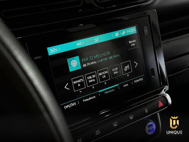 Citroën C4 Cactus 1.6 VTI 120 FLEX FEEL PACK EAT6 2019/2020 prata à venda na Unique Automóveis em Indaiatuba — foto 7