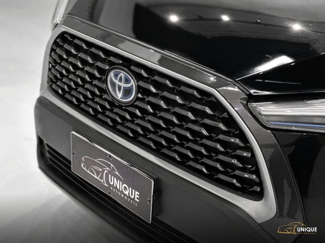 Toyota Corolla Cross 1.8 VVT-I HYBRID FLEX XRX CVT 2021/2022 preto à venda na Unique Automóveis em Indaiatuba — foto 4