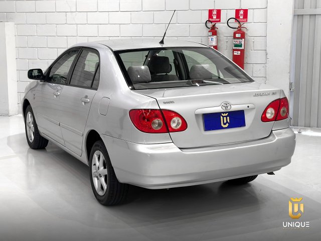Toyota Corolla 1.8 XLI 16V FLEX 4P AUTOMÁTICO 2007/2008 prata à venda na Unique Automóveis em Indaiatuba — foto 19