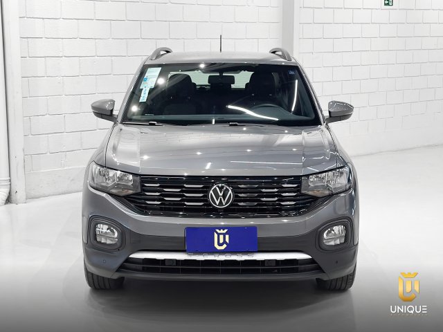 Volkswagen T-cross 1.0 200 TSI TOTAL FLEX COMFORTLINE AUTOMÁTICO 2023/2024 cinza à venda na Unique Automóveis em Indaiatuba — foto 3