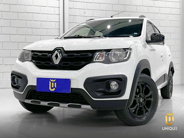 Renault Kwid 1.0 12V SCE FLEX OUTSIDER MANUAL 2019/2020 branco à venda na Unique Automóveis em Indaiatuba — foto 2