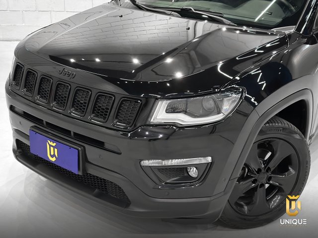 Jeep Compass 2.0 16V FLEX LONGITUDE NIGHT EAGLE 2021 preto à venda na Unique Automóveis em Indaiatuba — foto 5