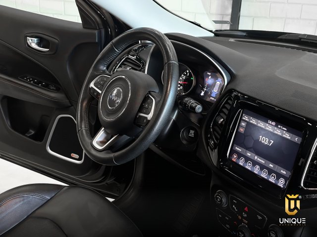 Jeep Compass 2.0 16V FLEX LONGITUDE NIGHT EAGLE 2021 preto à venda na Unique Automóveis em Indaiatuba — foto 9