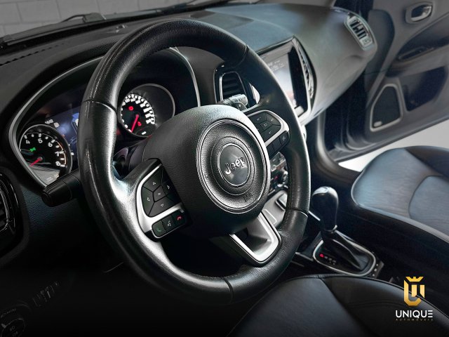 Jeep Compass 2.0 16V FLEX LONGITUDE NIGHT EAGLE 2021 preto à venda na Unique Automóveis em Indaiatuba — foto 10