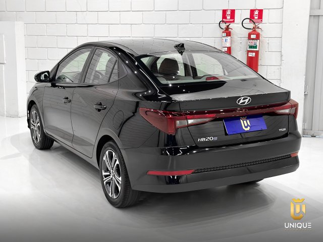 Hyundai Hb20s 1.0 TGDI FLEX COMFORT AUTOMÁTICO 2024 preto à venda na Unique Automóveis em Indaiatuba — foto 6