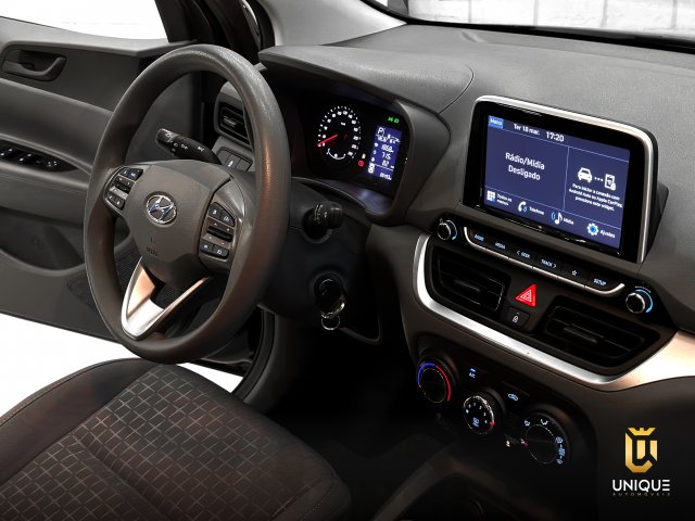 Hyundai Hb20s 1.0 TGDI FLEX COMFORT AUTOMÁTICO 2024 preto à venda na Unique Automóveis em Indaiatuba — foto 13
