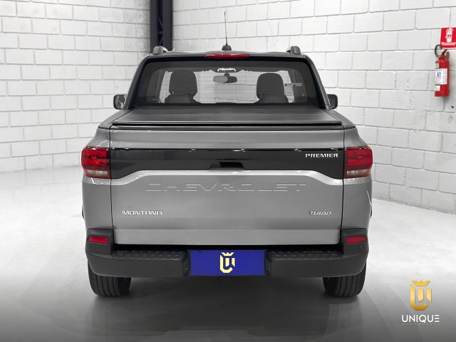 Chevrolet Montana 1.2 TURBO FLEX PREMIER AUTOMÁTICO 2023 prata à venda na Unique Automóveis em Indaiatuba — foto 5