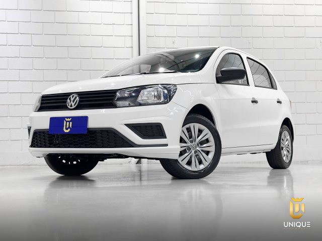 Volkswagen Gol 1.0 12V MPI TOTALFLEX 4P MANUAL 2023/2022 branco à venda na Unique Automóveis em Indaiatuba — foto 2