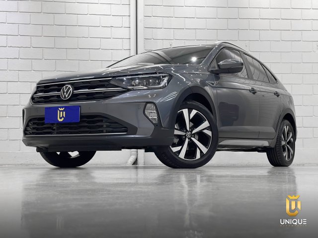 Volkswagen Nivus 1.0 200 TSI TOTAL FLEX HIGHLINE AUTOMÁTICO 2022 cinza à venda na Unique Automóveis em Indaiatuba — foto 2
