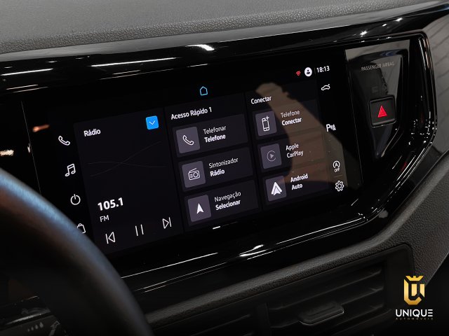 Volkswagen Nivus 1.0 200 TSI TOTAL FLEX HIGHLINE AUTOMÁTICO 2022 cinza à venda na Unique Automóveis em Indaiatuba — foto 12
