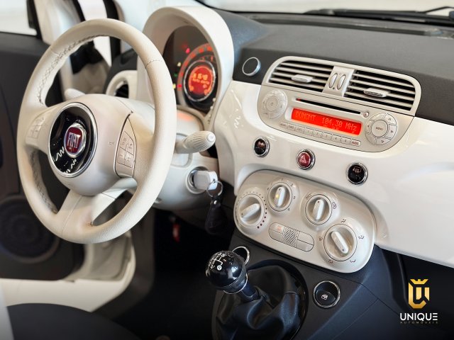 Fiat 500 1.4 CULT 8V FLEX 2P MANUAL 2012 branco à venda na Unique Automóveis em Indaiatuba — foto 9
