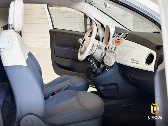 Fiat 500 1.4 CULT 8V FLEX 2P MANUAL 2012 branco à venda na Unique Automóveis em Indaiatuba — foto 17