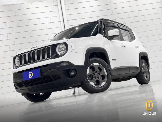 Jeep Renegade 1.8 16V FLEX 4P AUTOMATICO 2020 branco à venda na Unique Automóveis em Indaiatuba — foto 2
