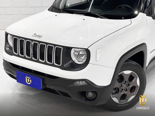 Jeep Renegade 1.8 16V FLEX 4P AUTOMATICO 2020 branco à venda na Unique Automóveis em Indaiatuba — foto 3