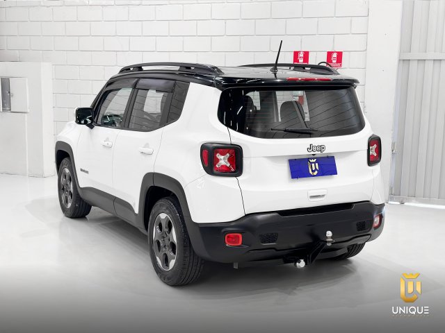 Jeep Renegade 1.8 16V FLEX 4P AUTOMATICO 2020 branco à venda na Unique Automóveis em Indaiatuba — foto 6