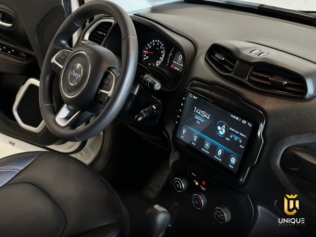Jeep Renegade 1.8 16V FLEX 4P AUTOMATICO 2020 branco à venda na Unique Automóveis em Indaiatuba — foto 18