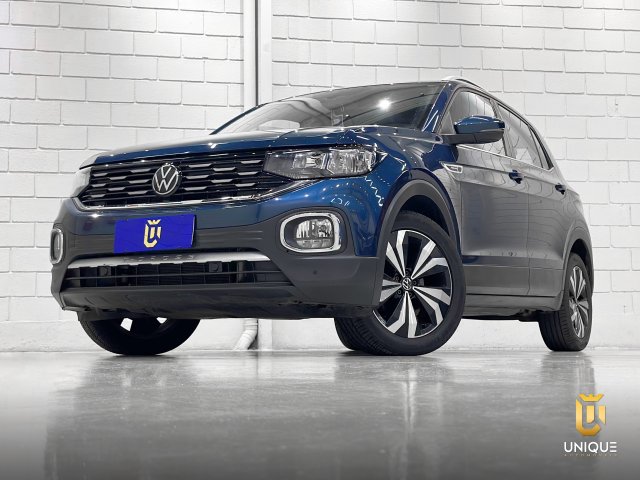 Volkswagen T-cross 1.4 250 TSI TOTAL FLEX HIGHLINE AUTOMÁTICO 2022 azul à venda na Unique Automóveis em Indaiatuba — foto 2