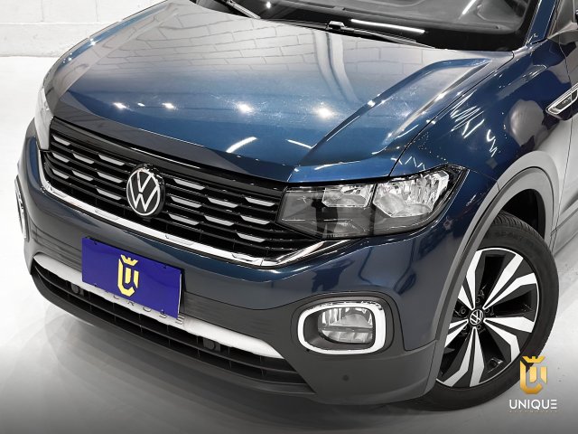 Volkswagen T-cross 1.4 250 TSI TOTAL FLEX HIGHLINE AUTOMÁTICO 2022 azul à venda na Unique Automóveis em Indaiatuba — foto 3