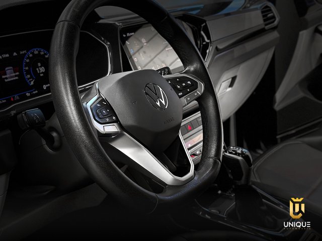 Volkswagen T-cross 1.4 250 TSI TOTAL FLEX HIGHLINE AUTOMÁTICO 2022 azul à venda na Unique Automóveis em Indaiatuba — foto 11