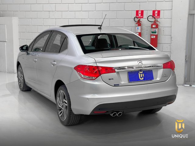 Citroën C4 Lounge 1.6 EXCLUSIVE 16V TURBO FLEX 4P AUTOMÁTICO 2015 prata à venda na Unique Automóveis em Indaiatuba — foto 6