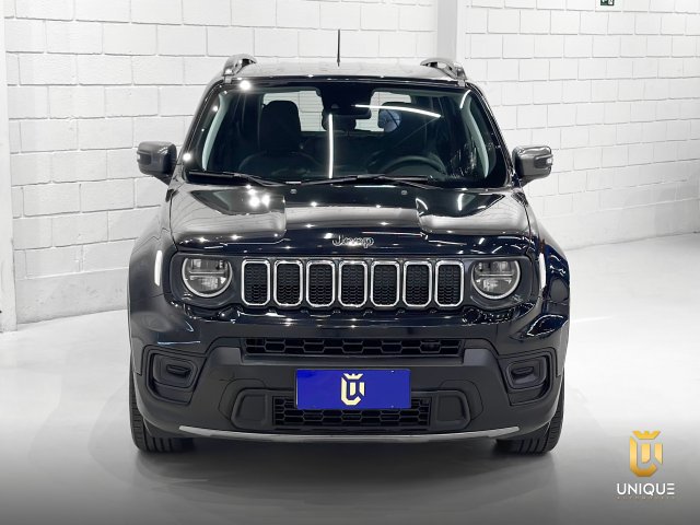 Jeep Renegade 1.3 T270 TURBO FLEX LONGITUDE AT6 2023 preto à venda na Unique Automóveis em Indaiatuba — foto 3