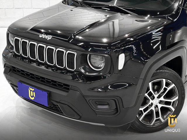 Jeep Renegade 1.3 T270 TURBO FLEX LONGITUDE AT6 2023 preto à venda na Unique Automóveis em Indaiatuba — foto 10