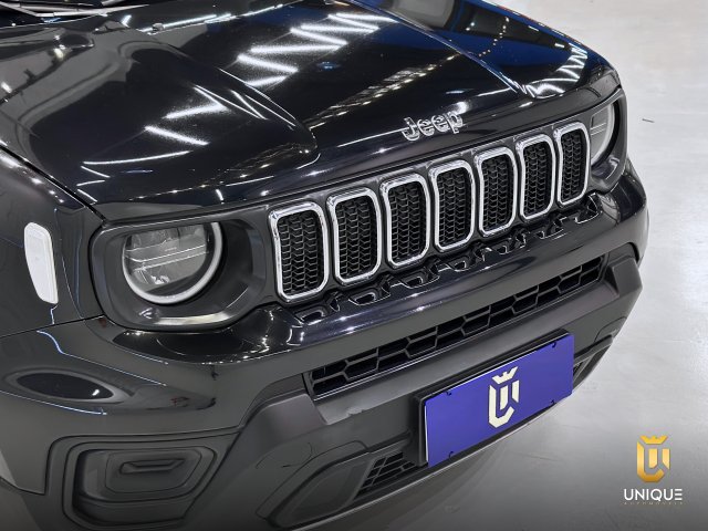 Jeep Renegade 1.3 T270 TURBO FLEX LONGITUDE AT6 2023 preto à venda na Unique Automóveis em Indaiatuba — foto 19