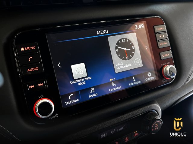 Nissan Kicks 1.6 16V FLEXSTART EXCLUSIVE XTRONIC 2023/2024 azul à venda na Unique Automóveis em Indaiatuba — foto 13