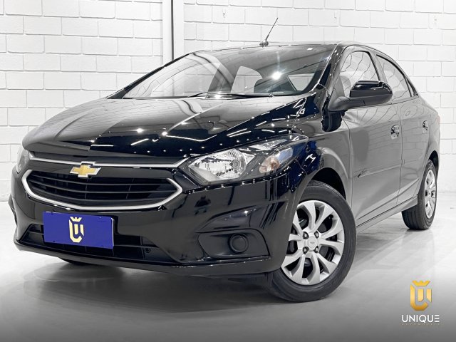 Chevrolet Prisma 1.4 MPFI LT 8V FLEX 4P MANUAL 2017/2018 preto à venda na Unique Automóveis em Indaiatuba — foto 3