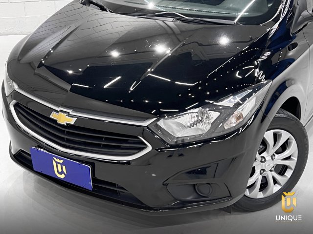 Chevrolet Prisma 1.4 MPFI LT 8V FLEX 4P MANUAL 2017/2018 preto à venda na Unique Automóveis em Indaiatuba — foto 4