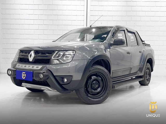 Renault Duster Oroch 1.6 16V SCE FLEX EXPRESSION MANUAL 2017/2018 cinza à venda na Unique Automóveis em Indaiatuba — foto 2