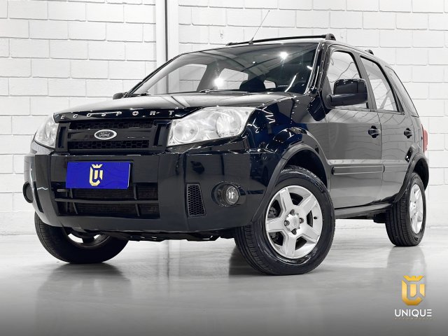 Ford Ecosport 2.0 XLT 16V GASOLINA 4P AUTOMÁTICO 2008 preto à venda na Unique Automóveis em Indaiatuba — foto 2