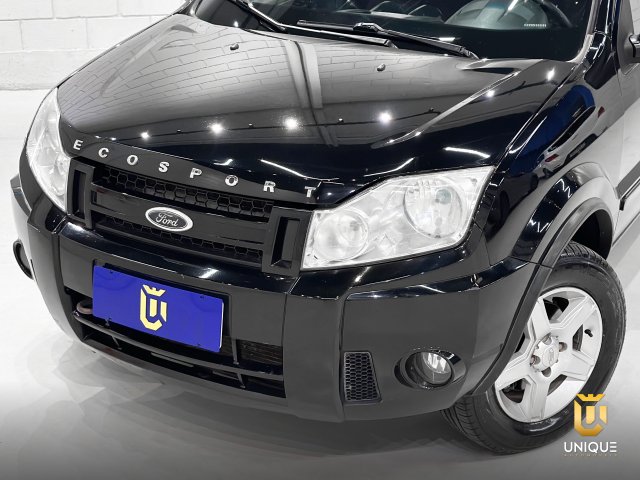 Ford Ecosport 2.0 XLT 16V GASOLINA 4P AUTOMÁTICO 2008 preto à venda na Unique Automóveis em Indaiatuba — foto 3