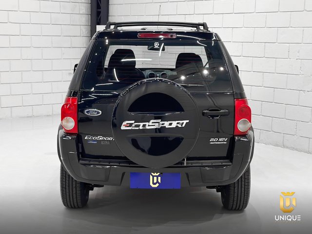 Ford Ecosport 2.0 XLT 16V GASOLINA 4P AUTOMÁTICO 2008 preto à venda na Unique Automóveis em Indaiatuba — foto 8