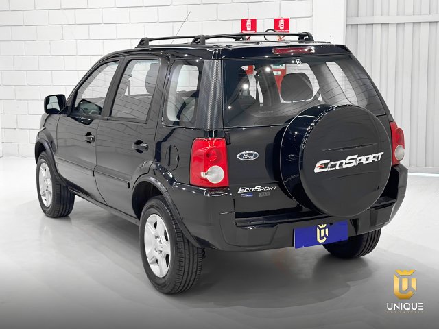 Ford Ecosport 2.0 XLT 16V GASOLINA 4P AUTOMÁTICO 2008 preto à venda na Unique Automóveis em Indaiatuba — foto 9