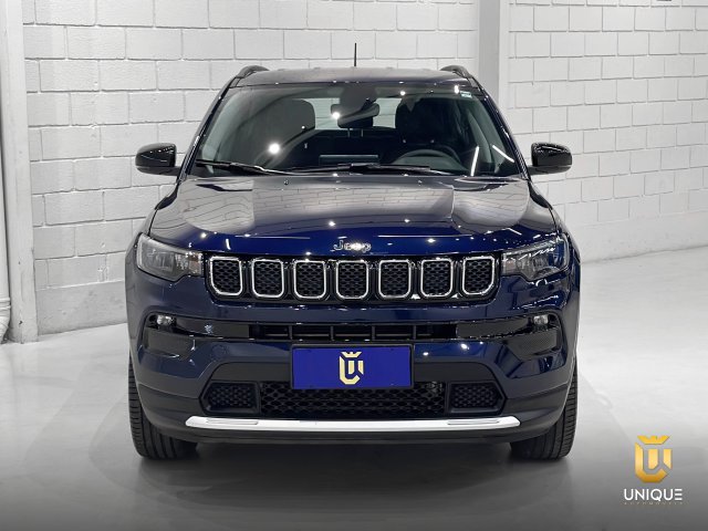 Jeep Compass 1.3 T270 TURBO FLEX LONGITUDE AT6 2024/2023 azul à venda na Unique Automóveis em Indaiatuba — foto 4