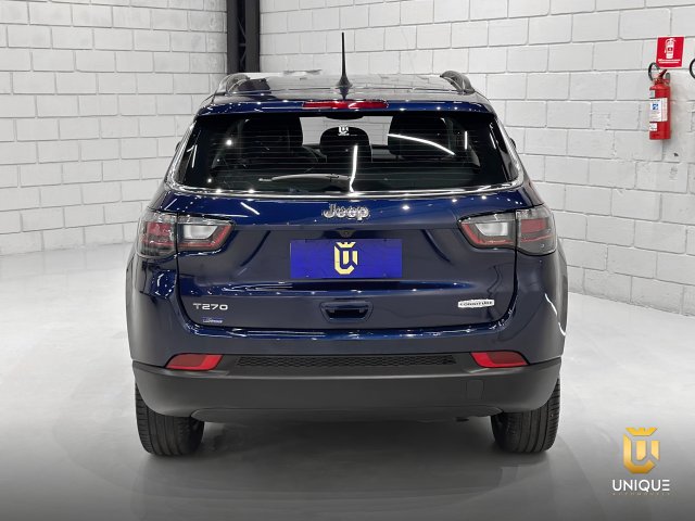 Jeep Compass 1.3 T270 TURBO FLEX LONGITUDE AT6 2024/2023 azul à venda na Unique Automóveis em Indaiatuba — foto 5