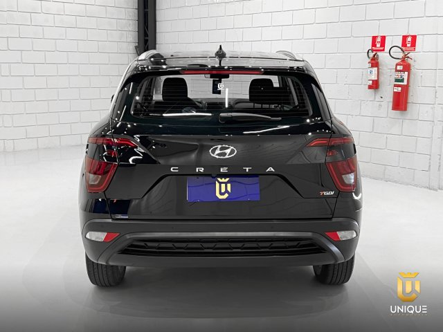 Hyundai Creta 1.0 TGDI FLEX COMFORT PLUS AUTOMÁTICO 2024 preto à venda na Unique Automóveis em Indaiatuba — foto 5