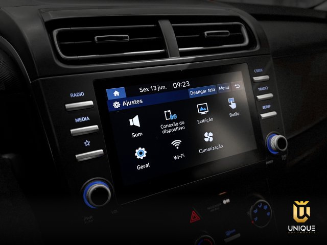 Hyundai Creta 1.0 TGDI FLEX COMFORT PLUS AUTOMÁTICO 2024 preto à venda na Unique Automóveis em Indaiatuba — foto 13