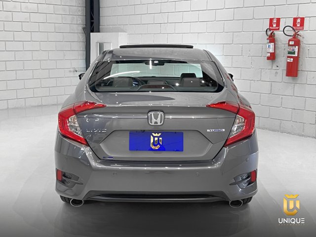 Honda Civic 1.5 16V TURBO GASOLINA TOURING 4P CVT 2019/2020 cinza à venda na Unique Automóveis em Indaiatuba — foto 5