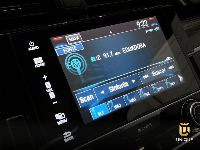Honda Civic 1.5 16V TURBO GASOLINA TOURING 4P CVT 2019/2020 cinza à venda na Unique Automóveis em Indaiatuba — foto 16