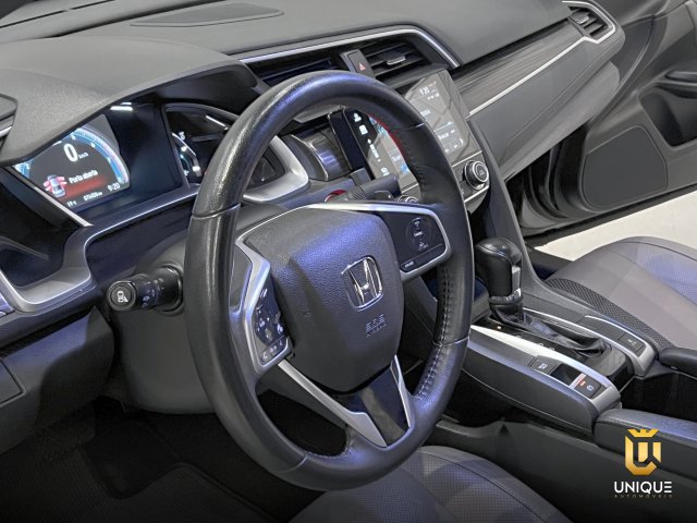 Honda Civic 1.5 16V TURBO GASOLINA TOURING 4P CVT 2019/2020 cinza à venda na Unique Automóveis em Indaiatuba — foto 18