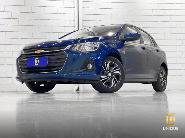 Chevrolet Onix 1.0 FLEX LT MANUAL 2023/2024 azul à venda na Unique Automóveis em Indaiatuba — foto 2
