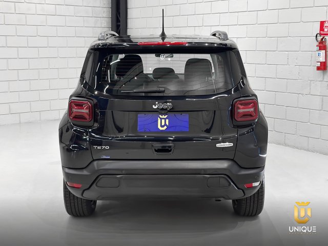 Jeep Renegade 1.3 T270 TURBO FLEX LONGITUDE AT6 2023/2024 preto à venda na Unique Automóveis em Indaiatuba — foto 5